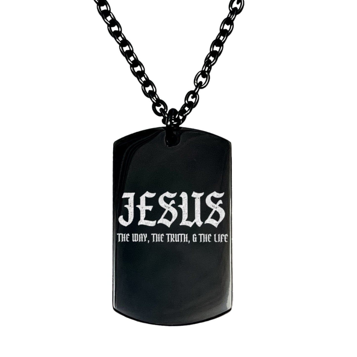 JESUS THE WAY THE TRUTH AND THE LIFE MEN'S NECKLACE - Avy + Tay