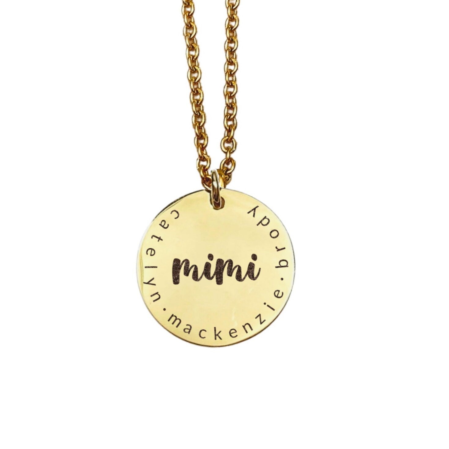 KIDS NAMES NECKLACE - Avy + Tay