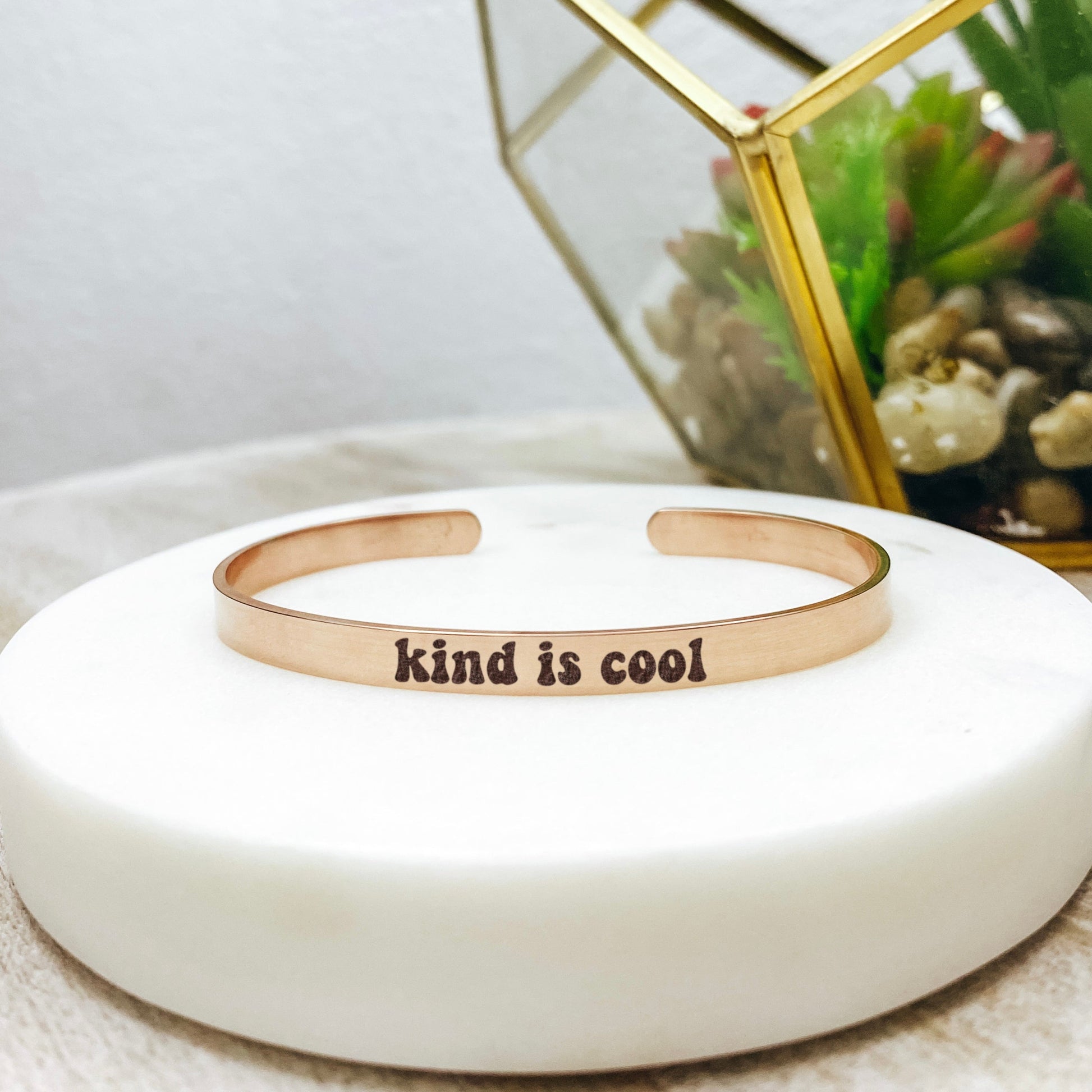 KIND IS COOL CUFF - Avy + Tay