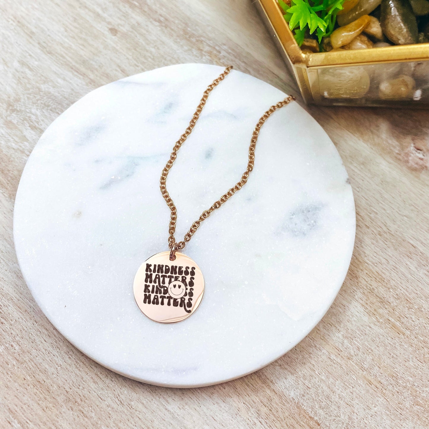 KINDNESS MATTERS NECKLACE - Avy + Tay