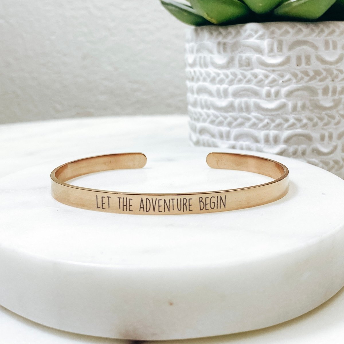 LET THE ADVENTURE BEGIN CUFF - Avy + Tay