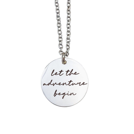 LET THE ADVENTURE BEGIN NECKLACE - Avy + Tay