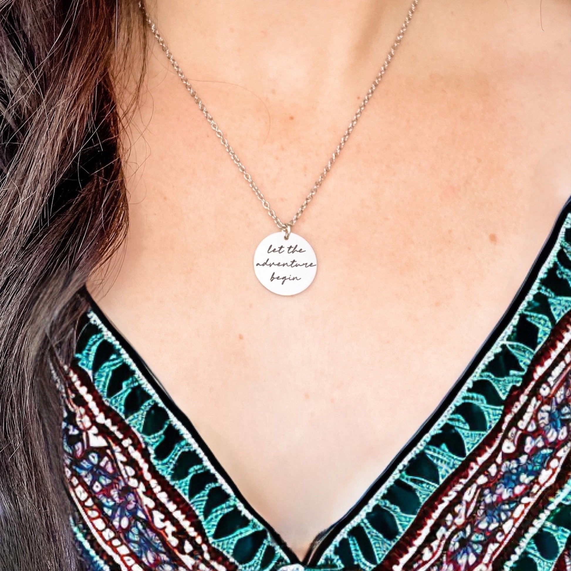 LET THE ADVENTURE BEGIN NECKLACE - Avy + Tay