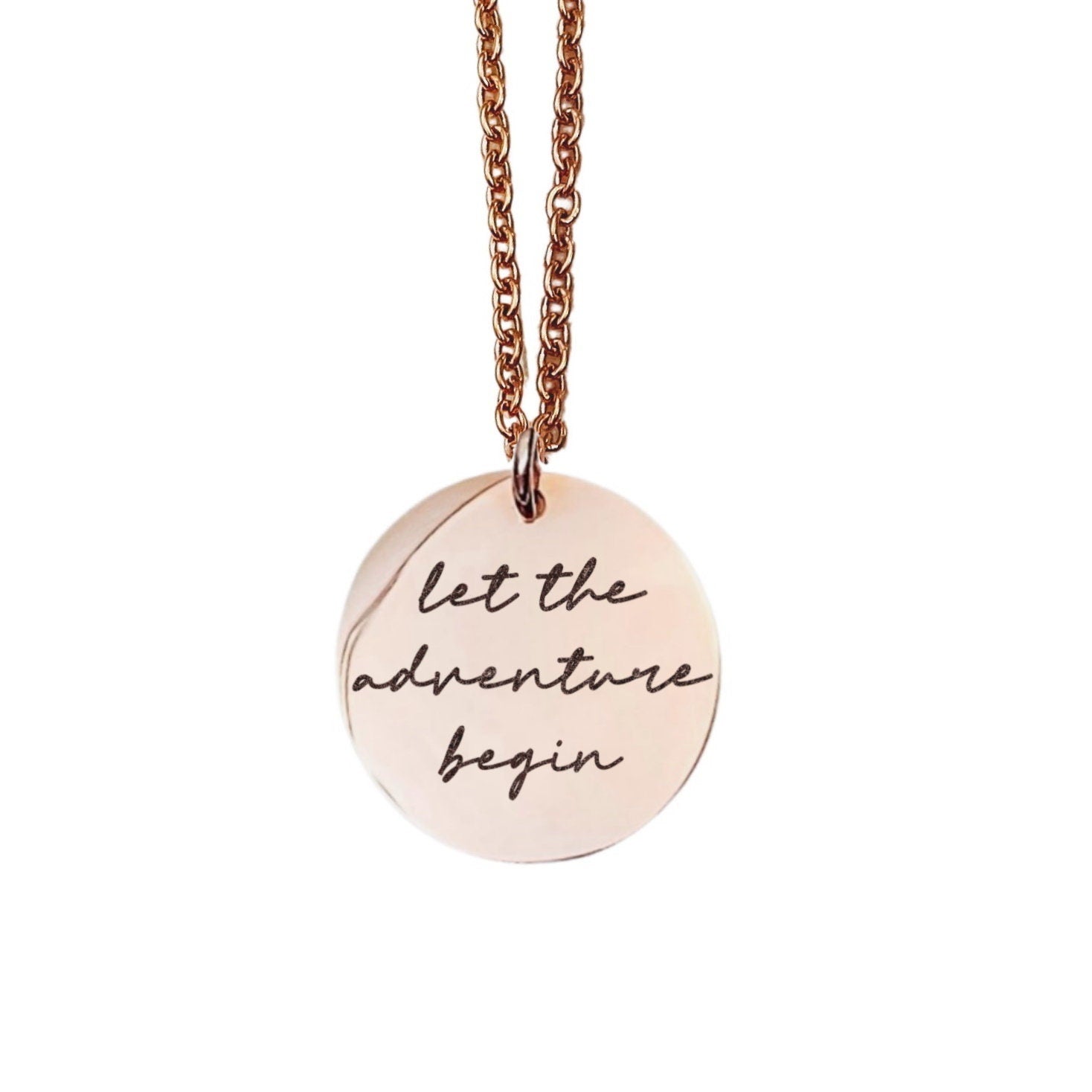 LET THE ADVENTURE BEGIN NECKLACE - Avy + Tay