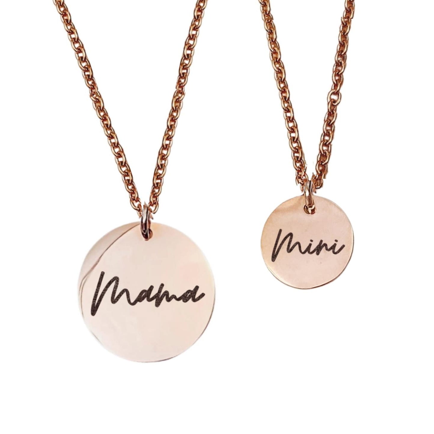 MAMA AND MINI MOMMY + ME NECKLACE SET - Avy + Tay