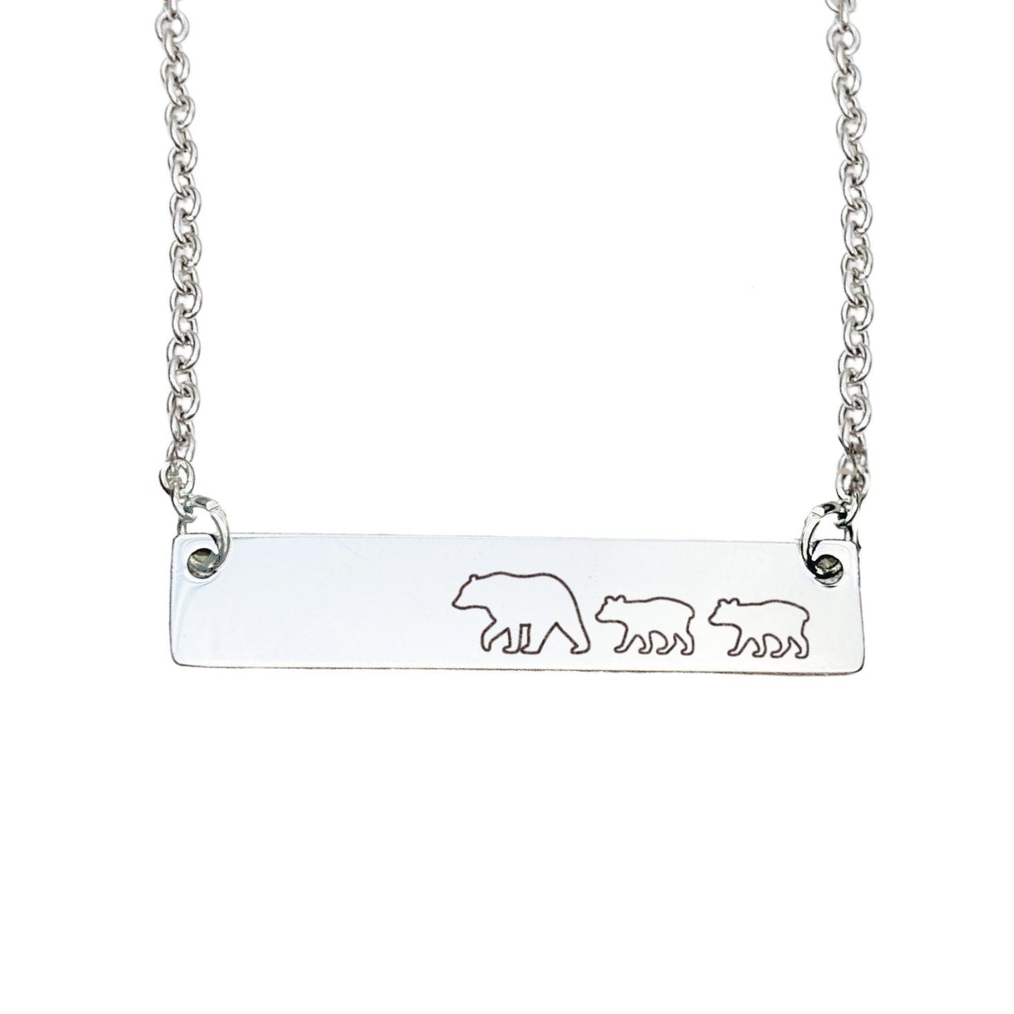 MAMA BEAR BAR NECKLACE - Avy + Tay