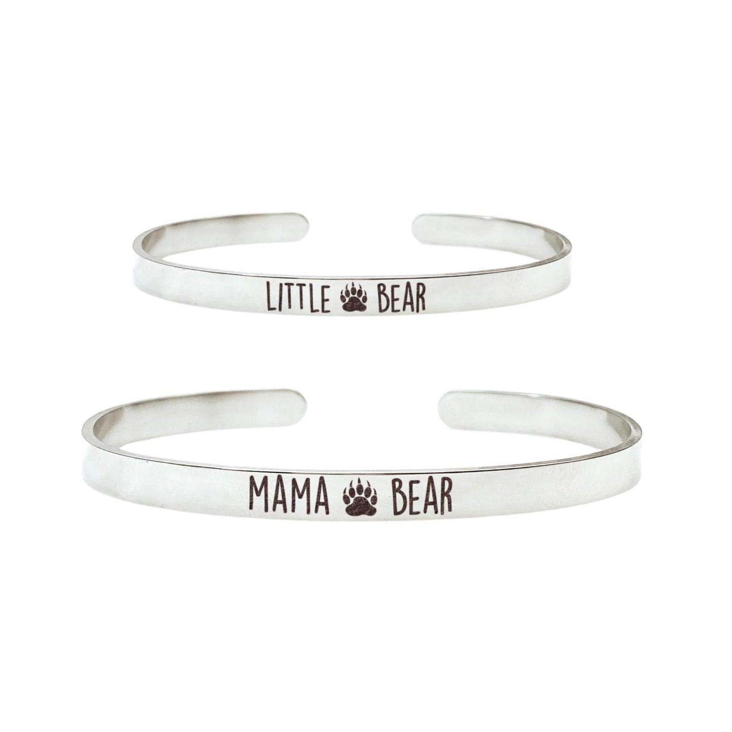 MAMA BEAR MOMMY + ME CUFF SET - Avy + Tay