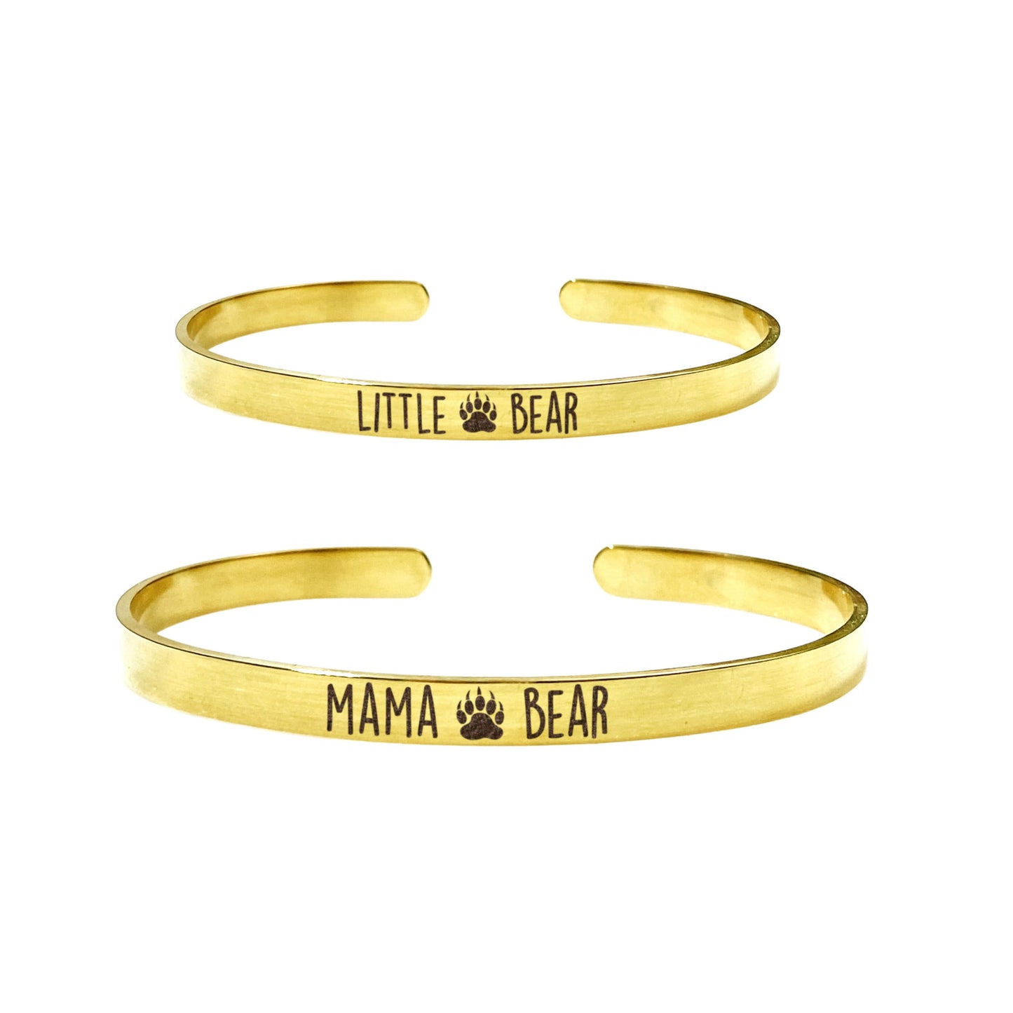 MAMA BEAR MOMMY + ME CUFF SET - Avy + Tay