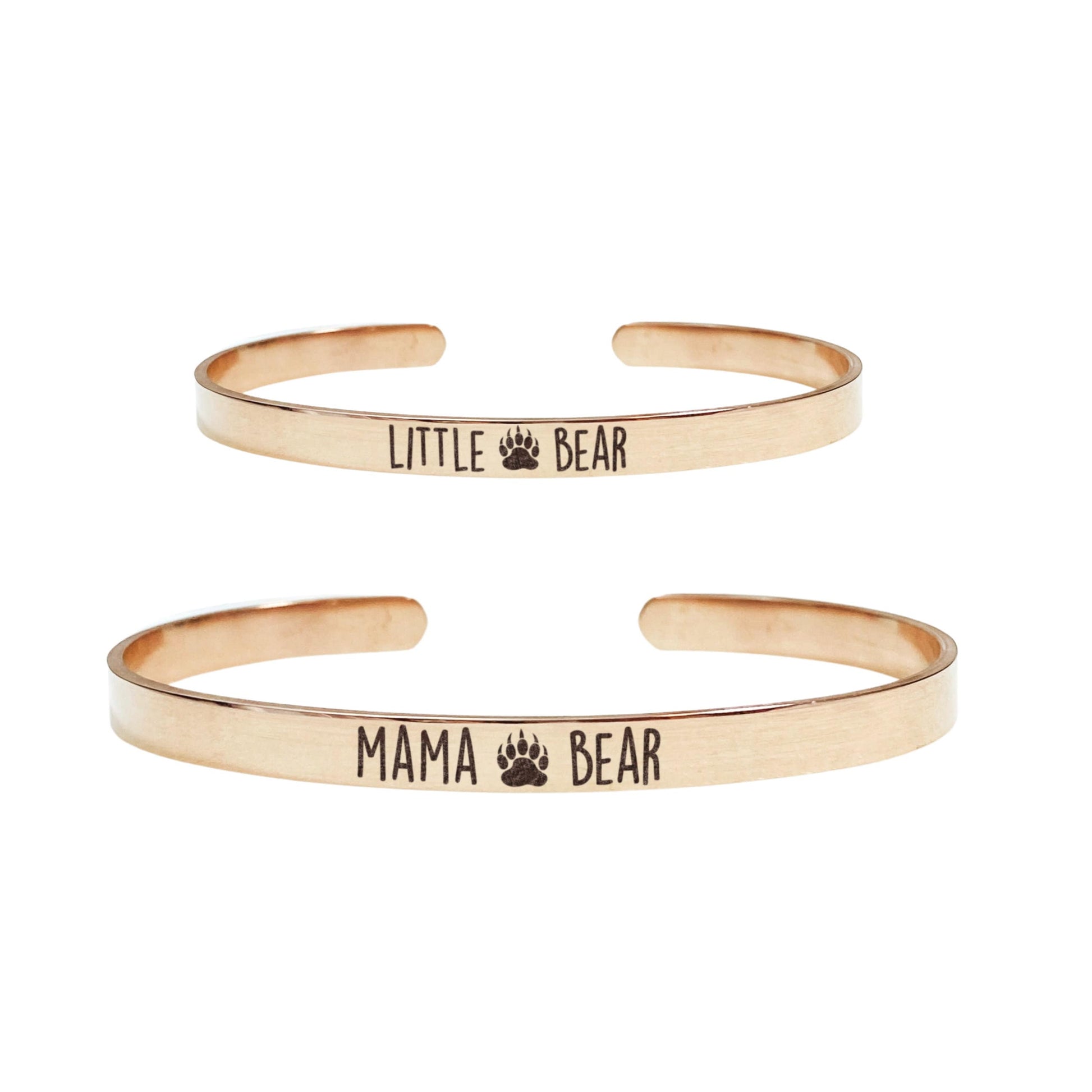 MAMA BEAR MOMMY + ME CUFF SET - Avy + Tay