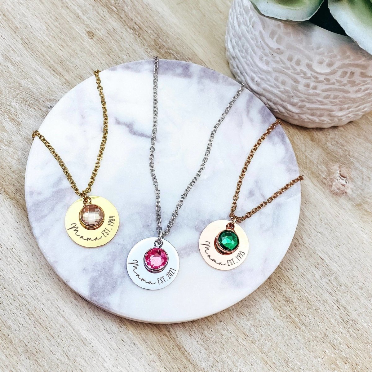 MAMA EST. NECKLACE - Avy + Tay