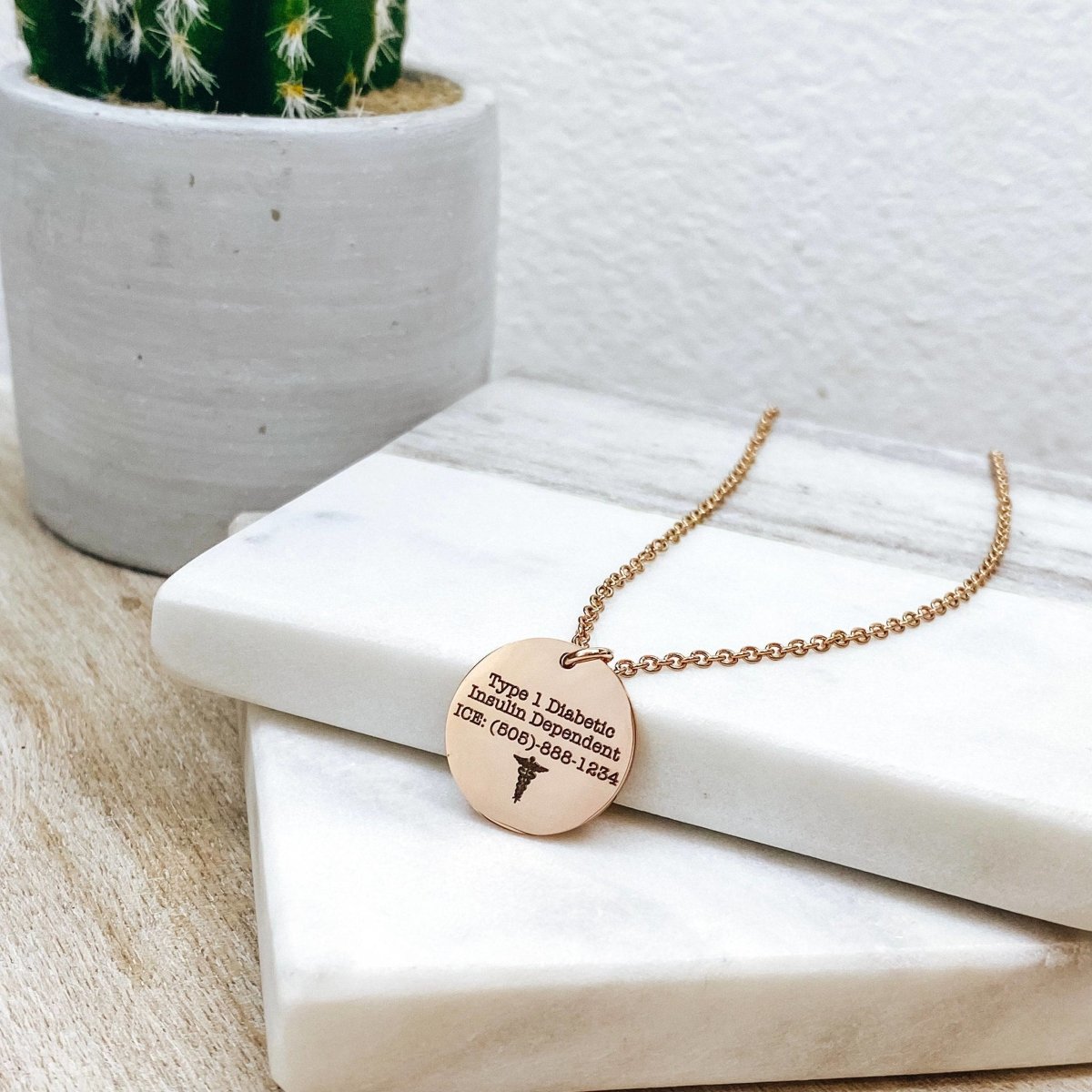 MEDICAL ID NECKLACE - Avy + Tay