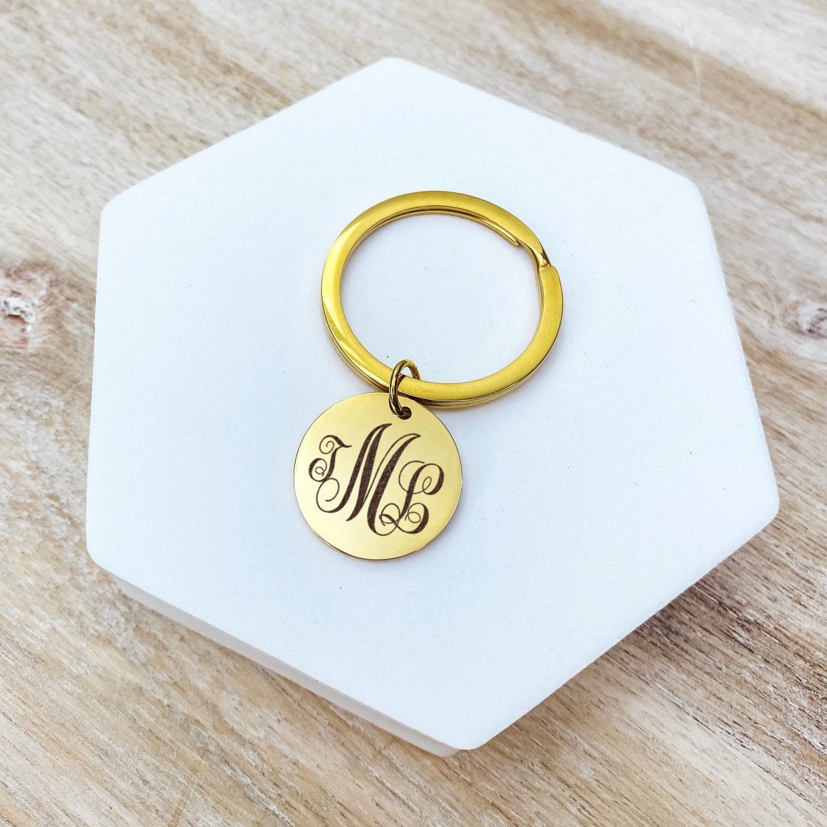 MONOGRAM KEYCHAIN - Avy + Tay