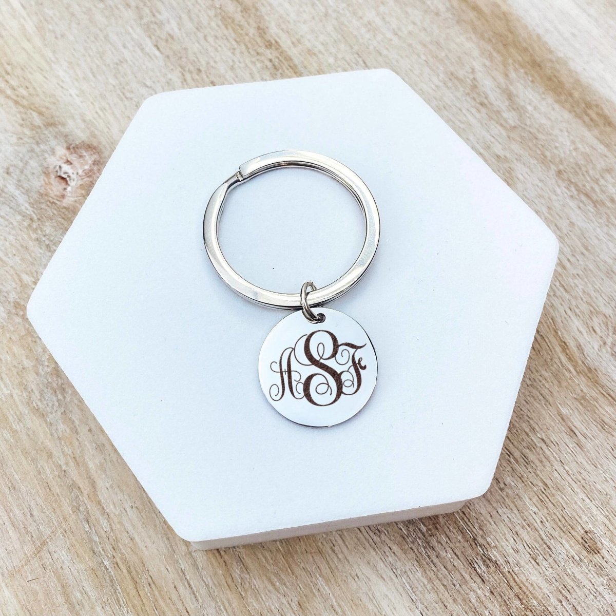 MONOGRAM KEYCHAIN - Avy + Tay