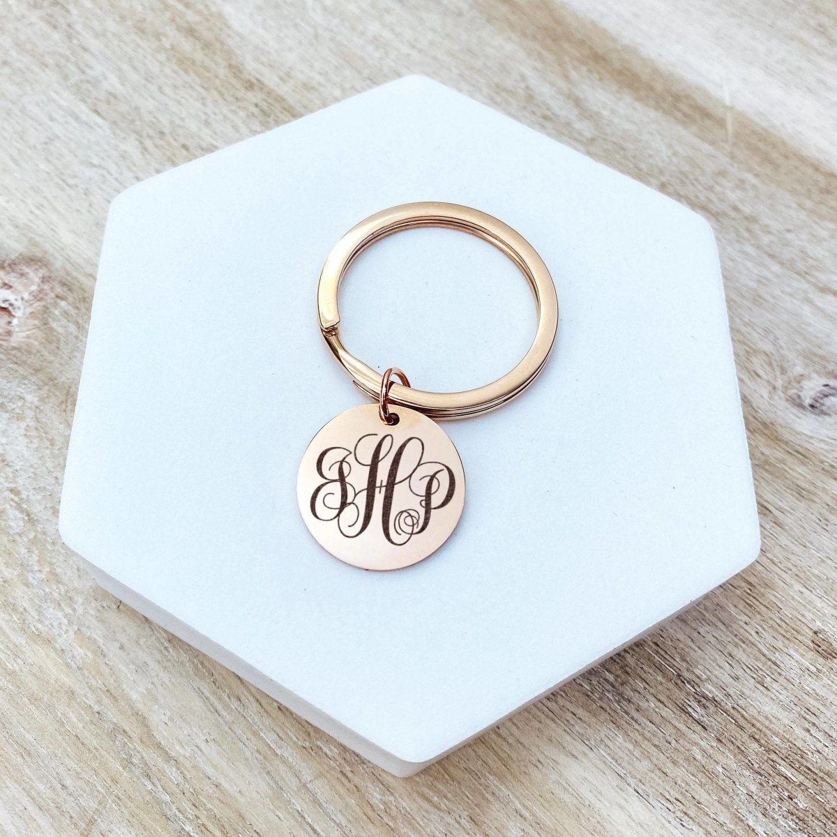 MONOGRAM KEYCHAIN - Avy + Tay