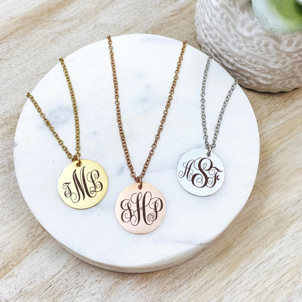 MONOGRAM NECKLACE - Avy + Tay