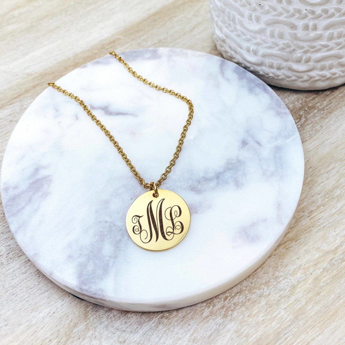 MONOGRAM NECKLACE - Avy + Tay