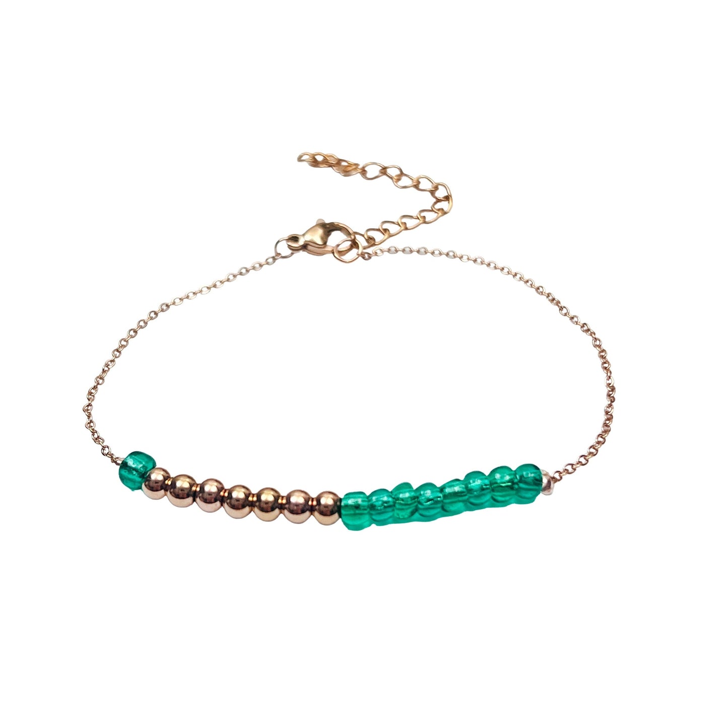 MORSE CODE BEADED BRACELET - Avy + Tay