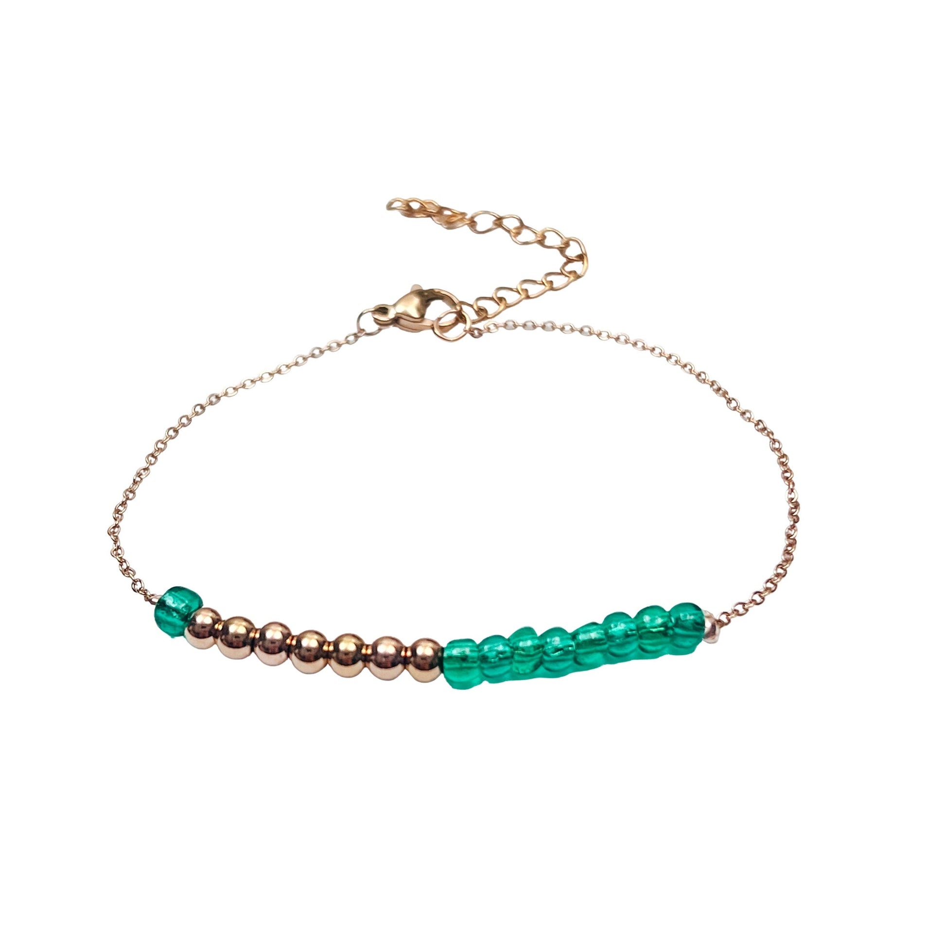 MORSE CODE BEADED BRACELET - Avy + Tay