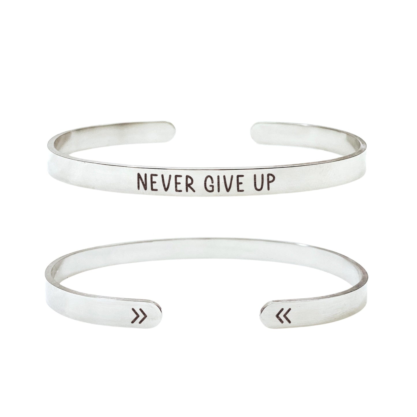 NEVER GIVE UP CUFF - Avy + Tay