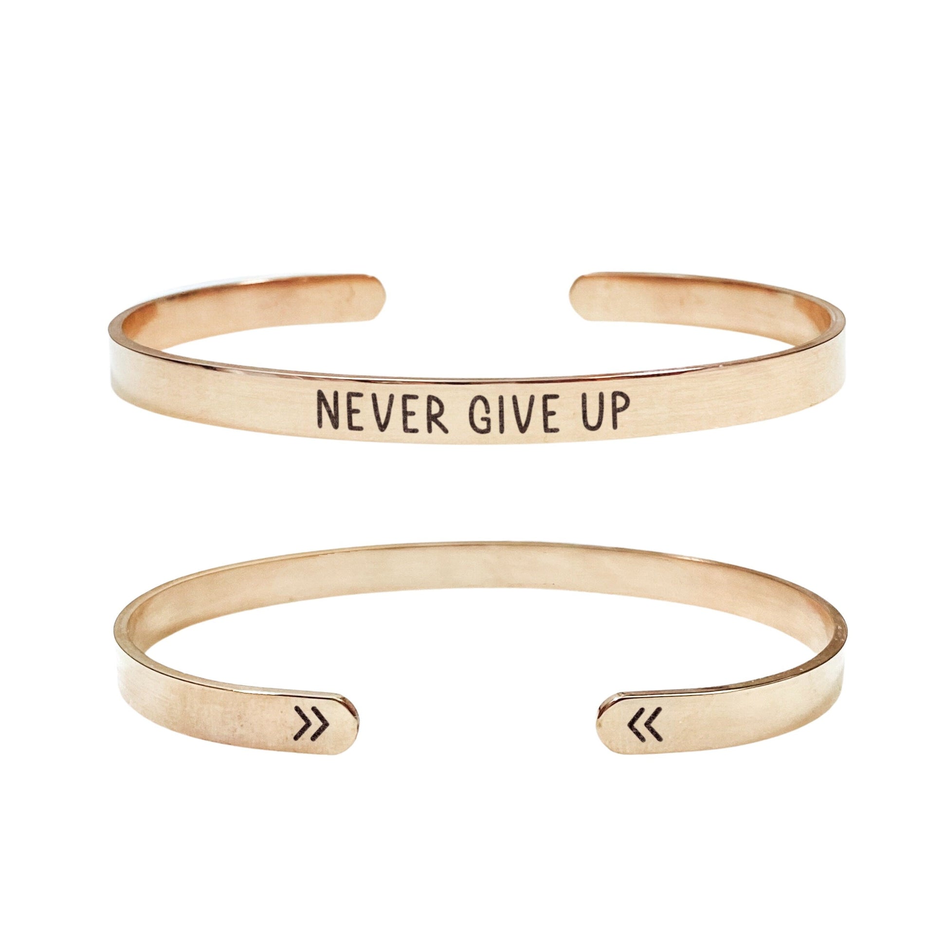 NEVER GIVE UP CUFF - Avy + Tay