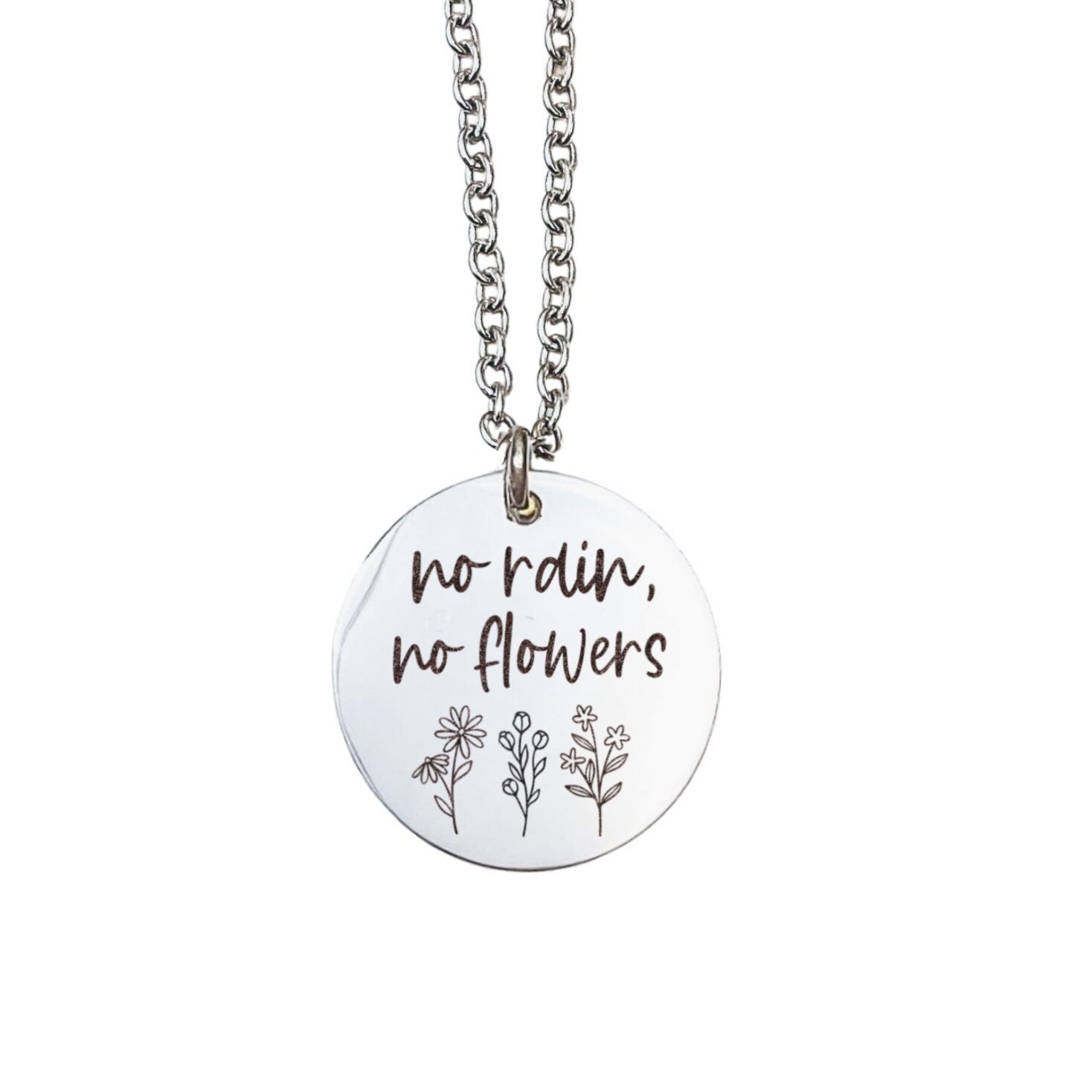 NO RAIN NO FLOWERS NECKLACE - Avy + Tay