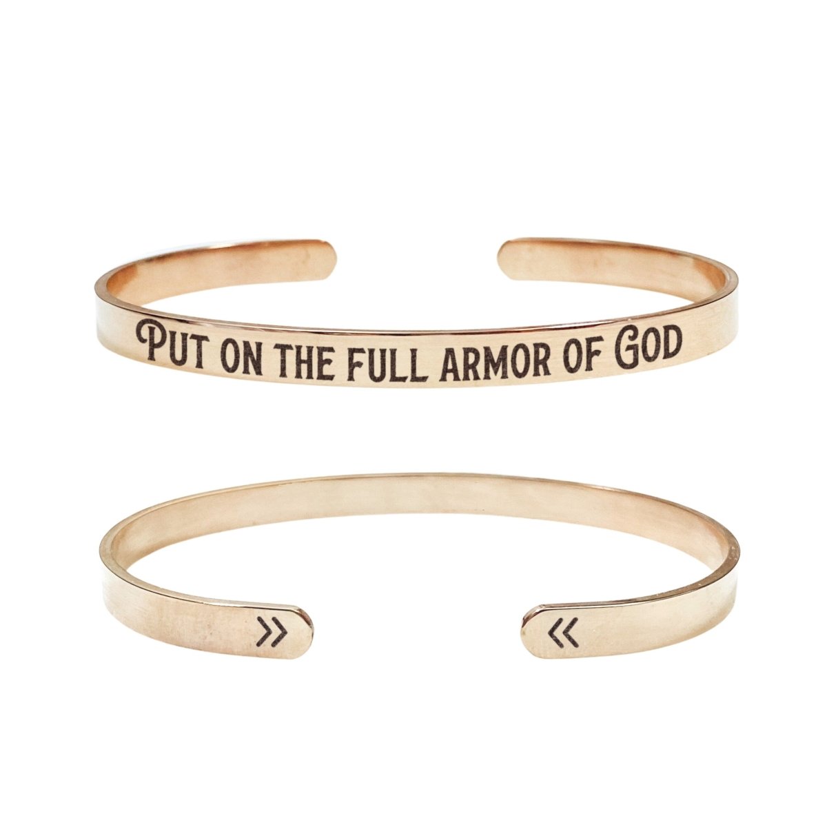 PUT ON THE FULL ARMOR OF GOD CUFF - Avy + Tay