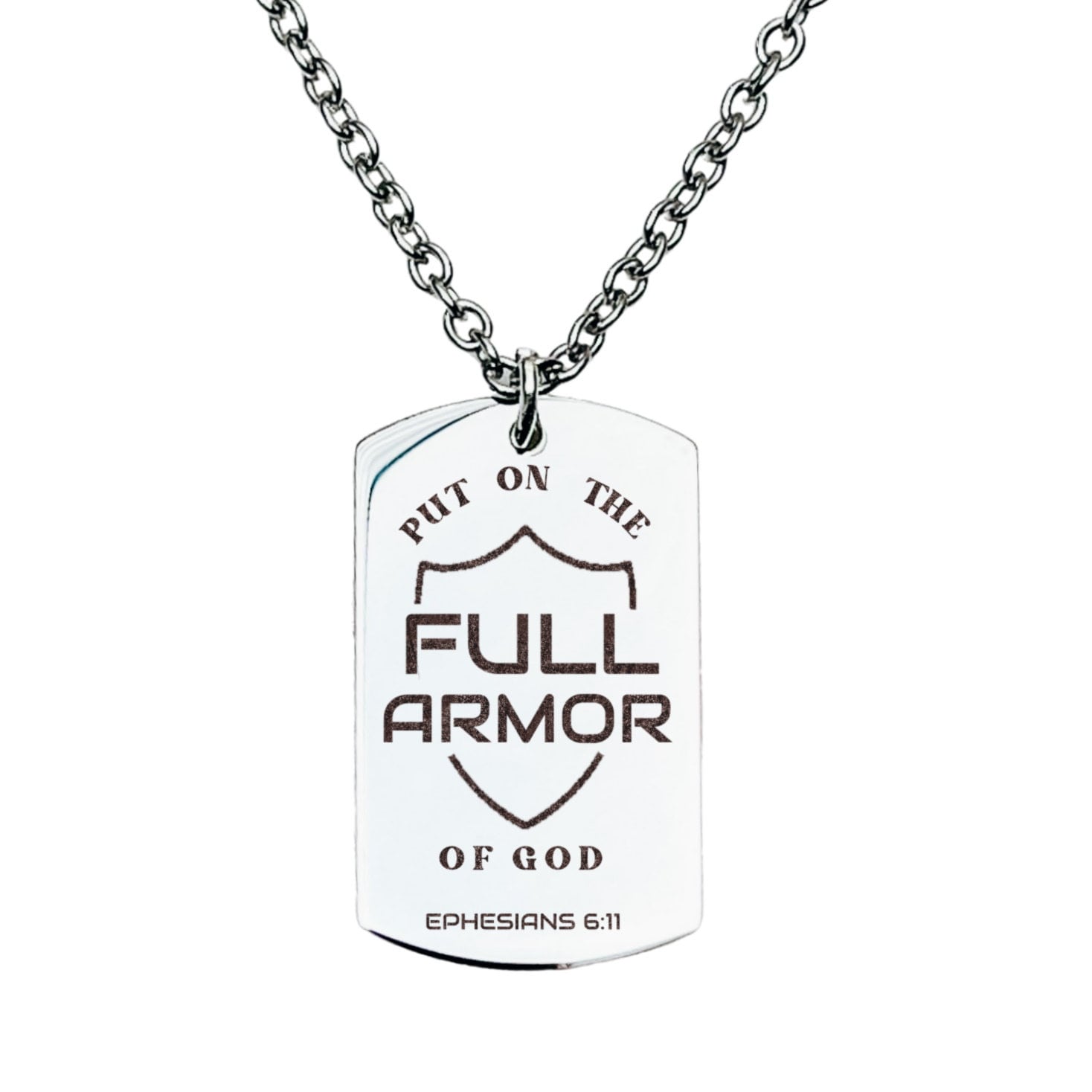 PUT ON THE FULL ARMOR OF GOD MEN'S NECKLACE - Avy + Tay