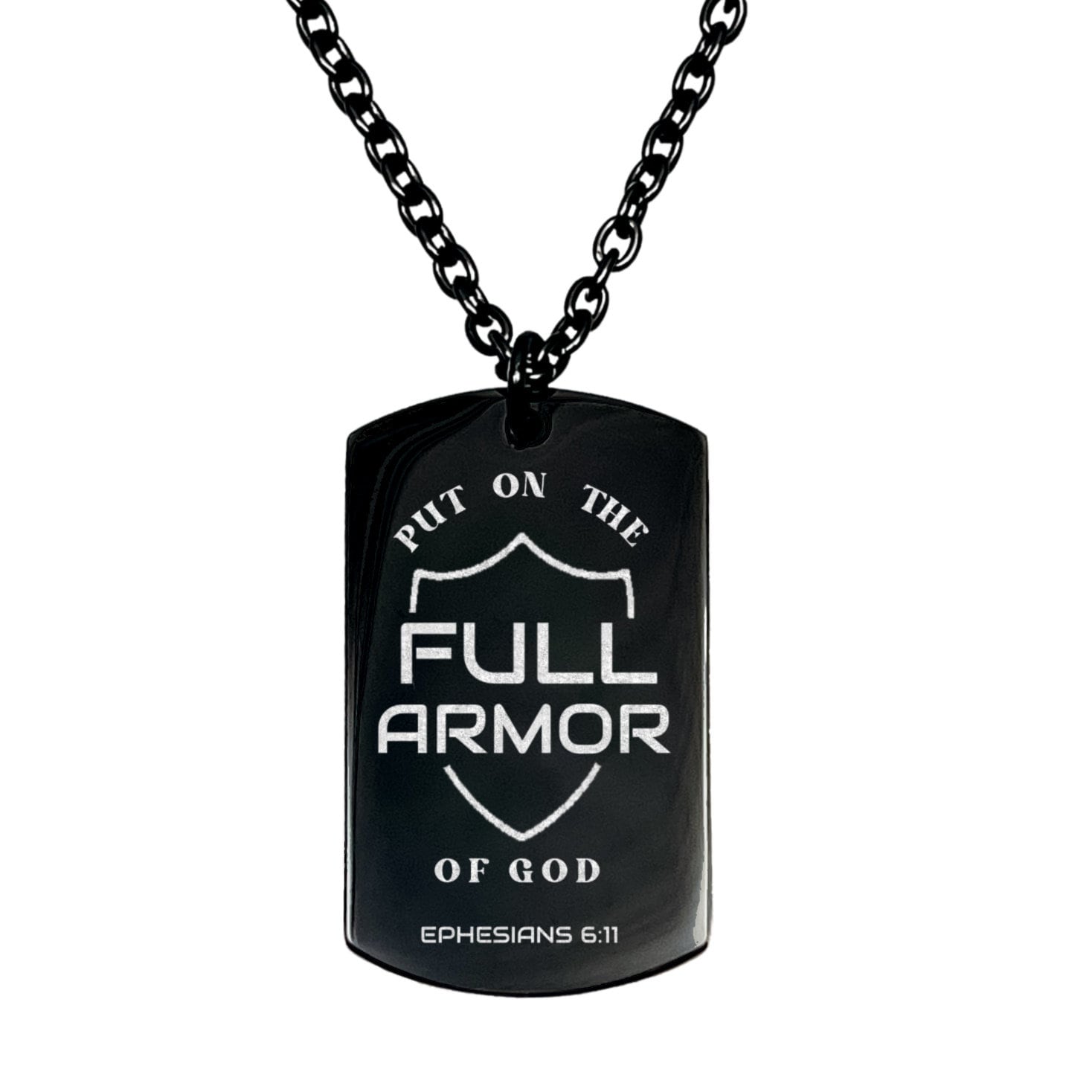 PUT ON THE FULL ARMOR OF GOD MEN'S NECKLACE - Avy + Tay