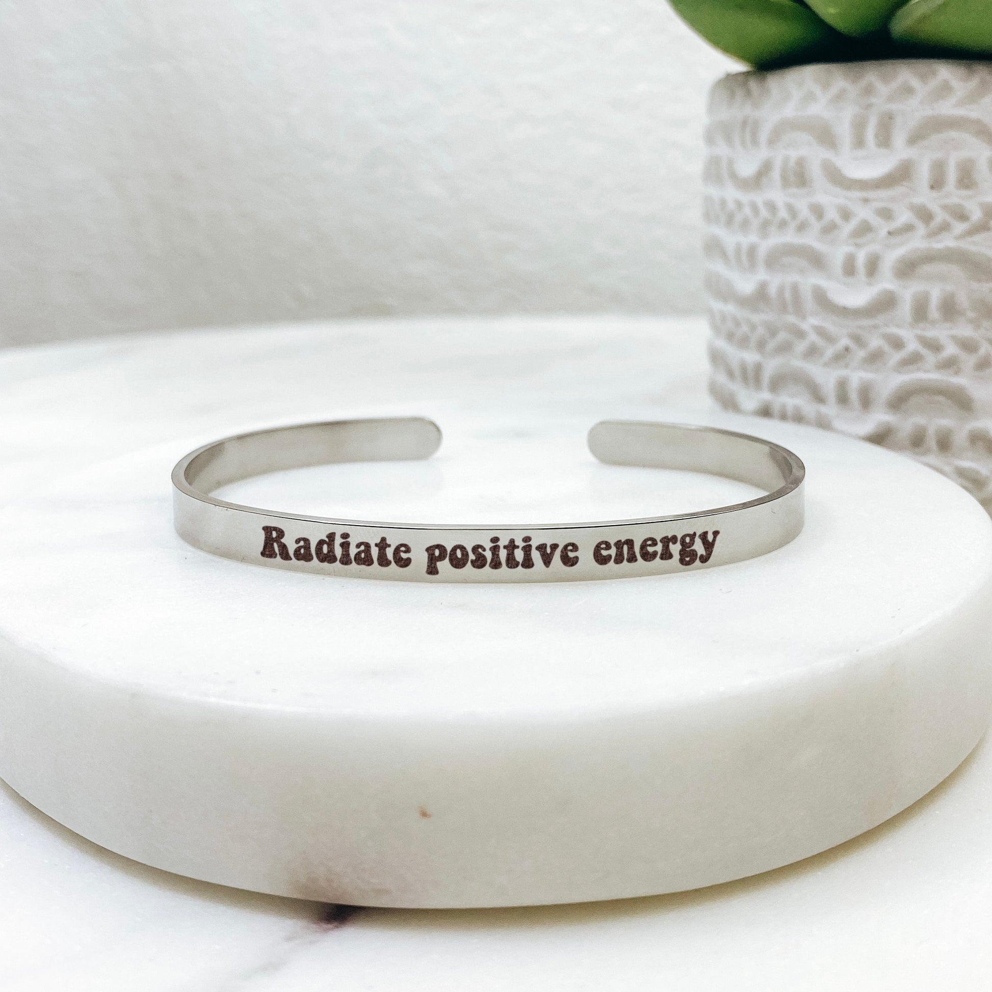 RADIATE POSITIVE ENERGY CUFF - Avy + Tay