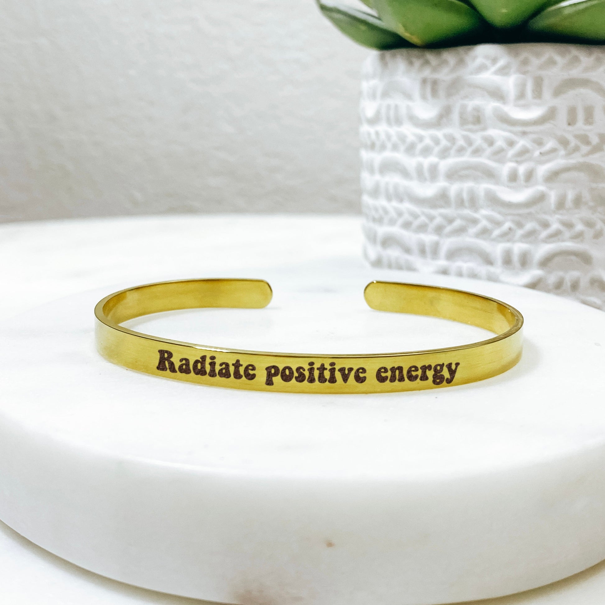 RADIATE POSITIVE ENERGY CUFF - Avy + Tay