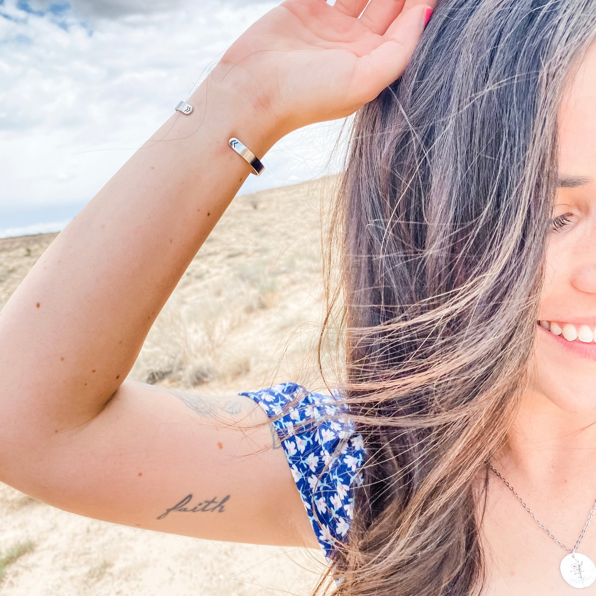 RADIATE POSITIVE ENERGY CUFF - Avy + Tay