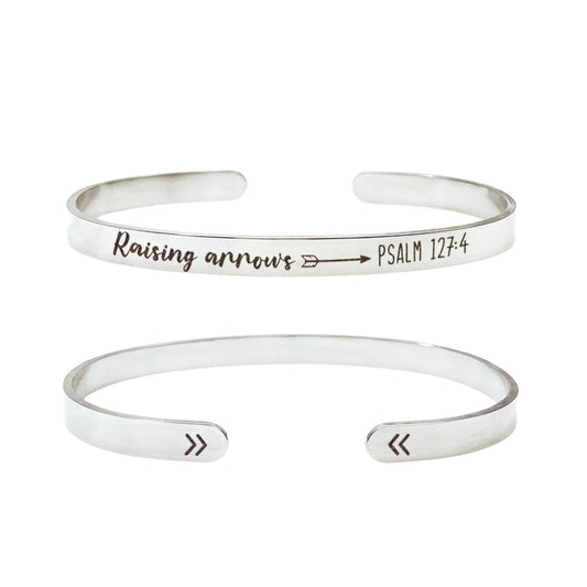 RAISING ARROWS PSALM 127:4 CUFF - Avy + Tay