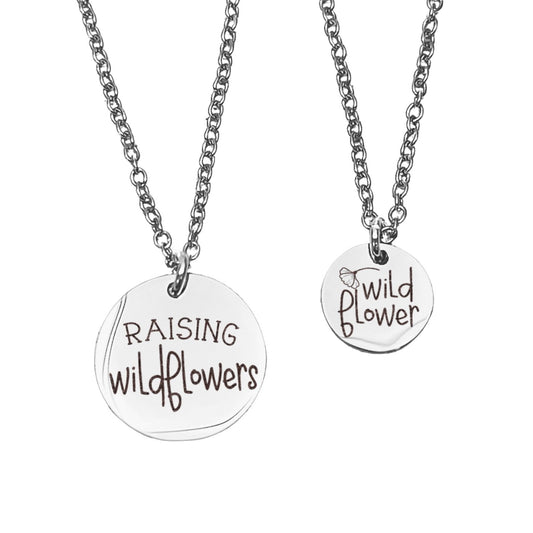 RAISING WILDFLOWERS MOMMY + ME NECKLACE SET - Avy + Tay