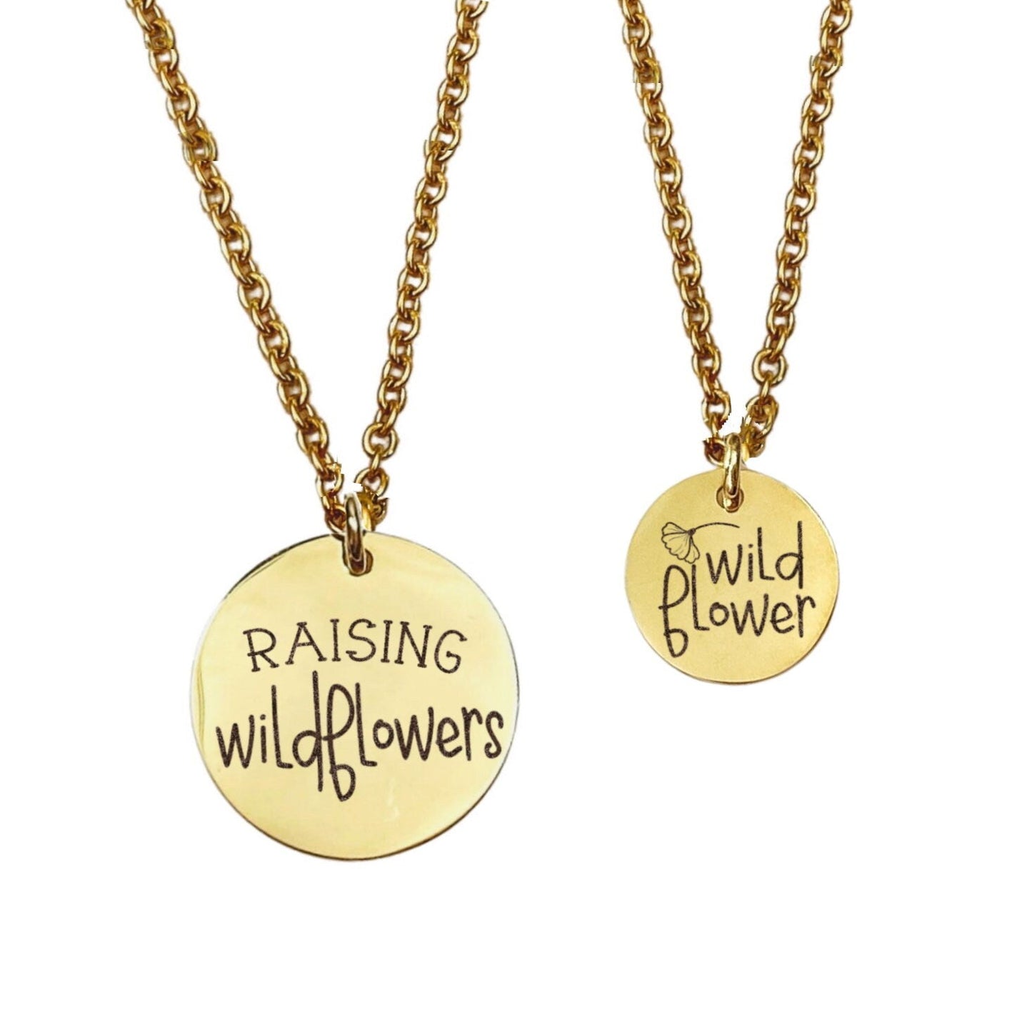 RAISING WILDFLOWERS MOMMY + ME NECKLACE SET - Avy + Tay