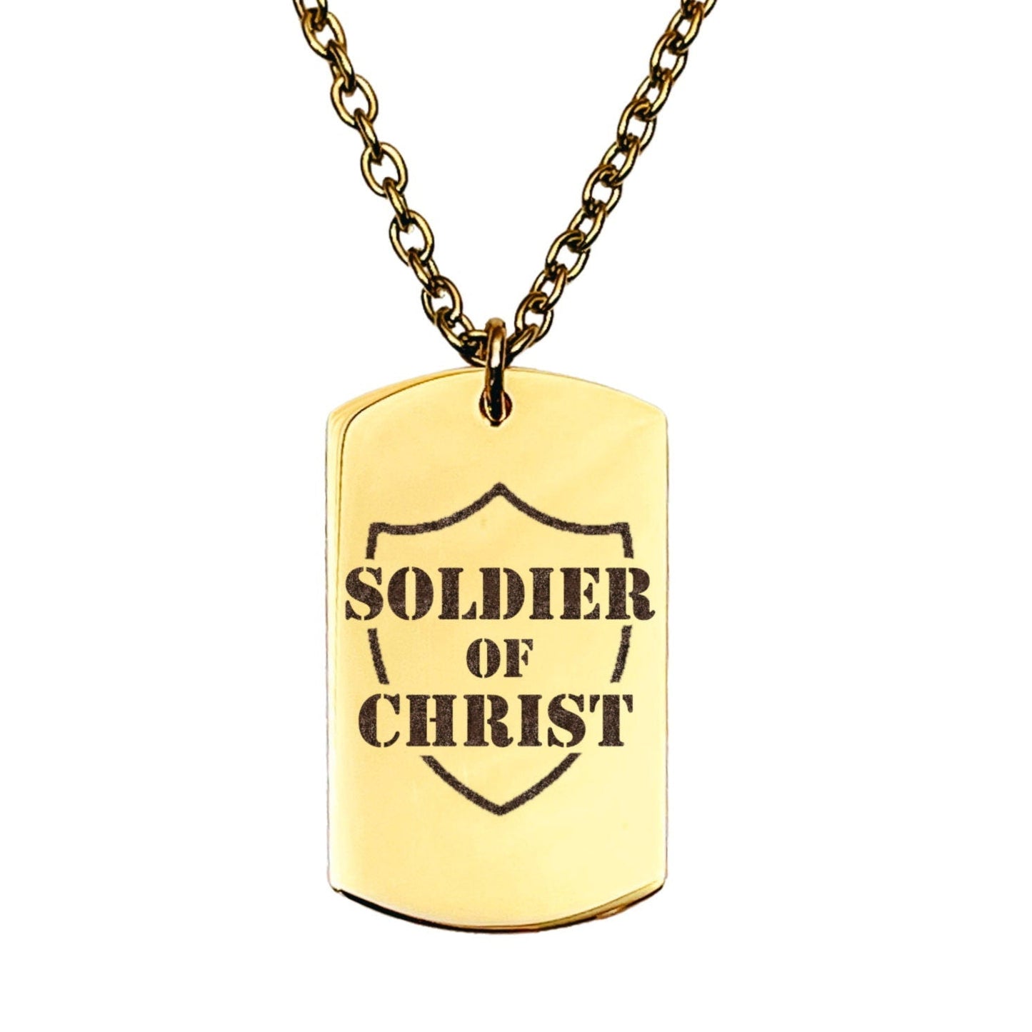 SOLDIER OF CHRIST MEN'S NECKLACE - Avy + Tay