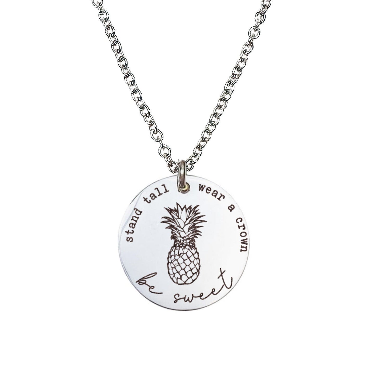 STAND TALL WEAR A CROWN BE SWEET NECKLACE - Avy + Tay