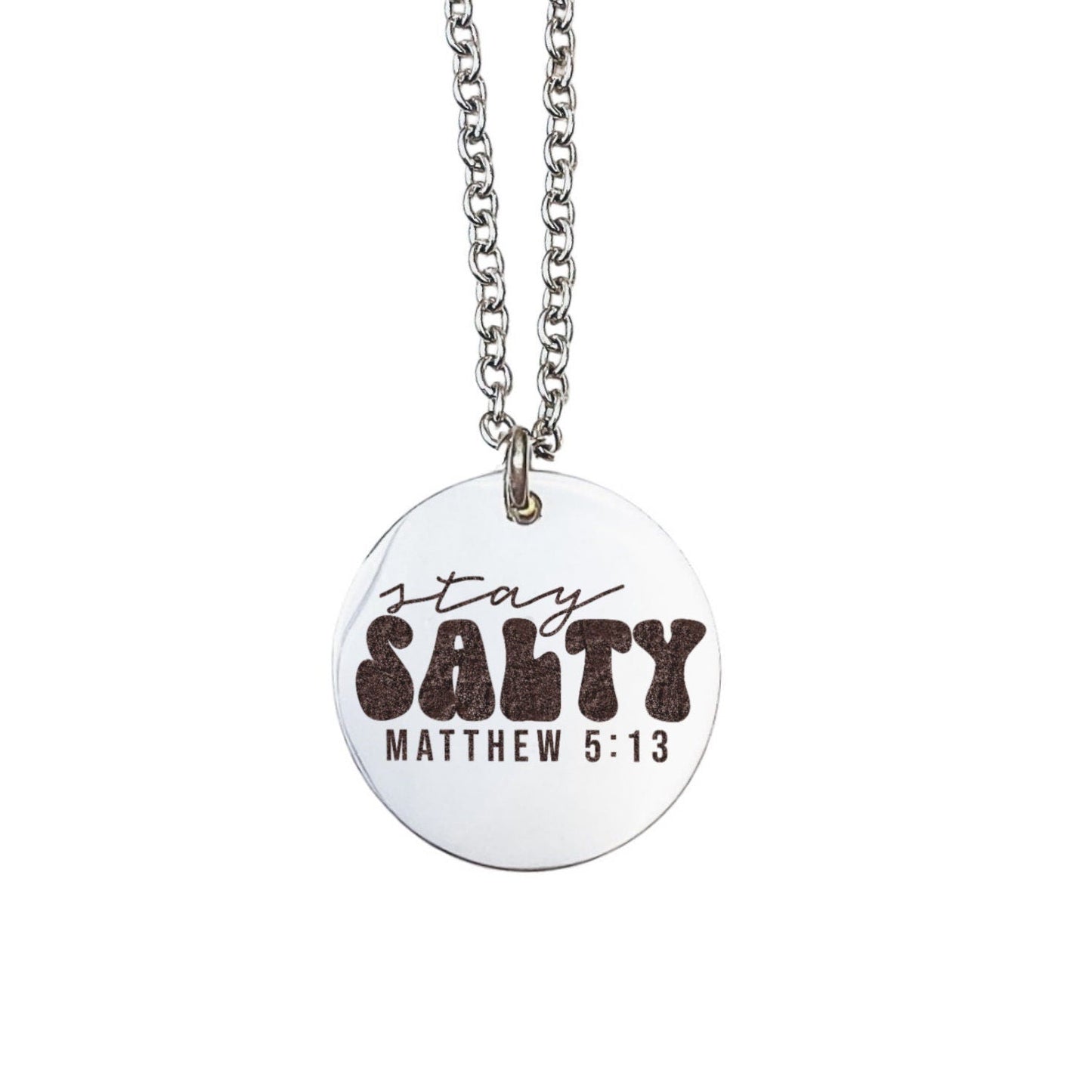 STAY SALTY MATTHEW 5:13 NECKLACE - Avy + Tay