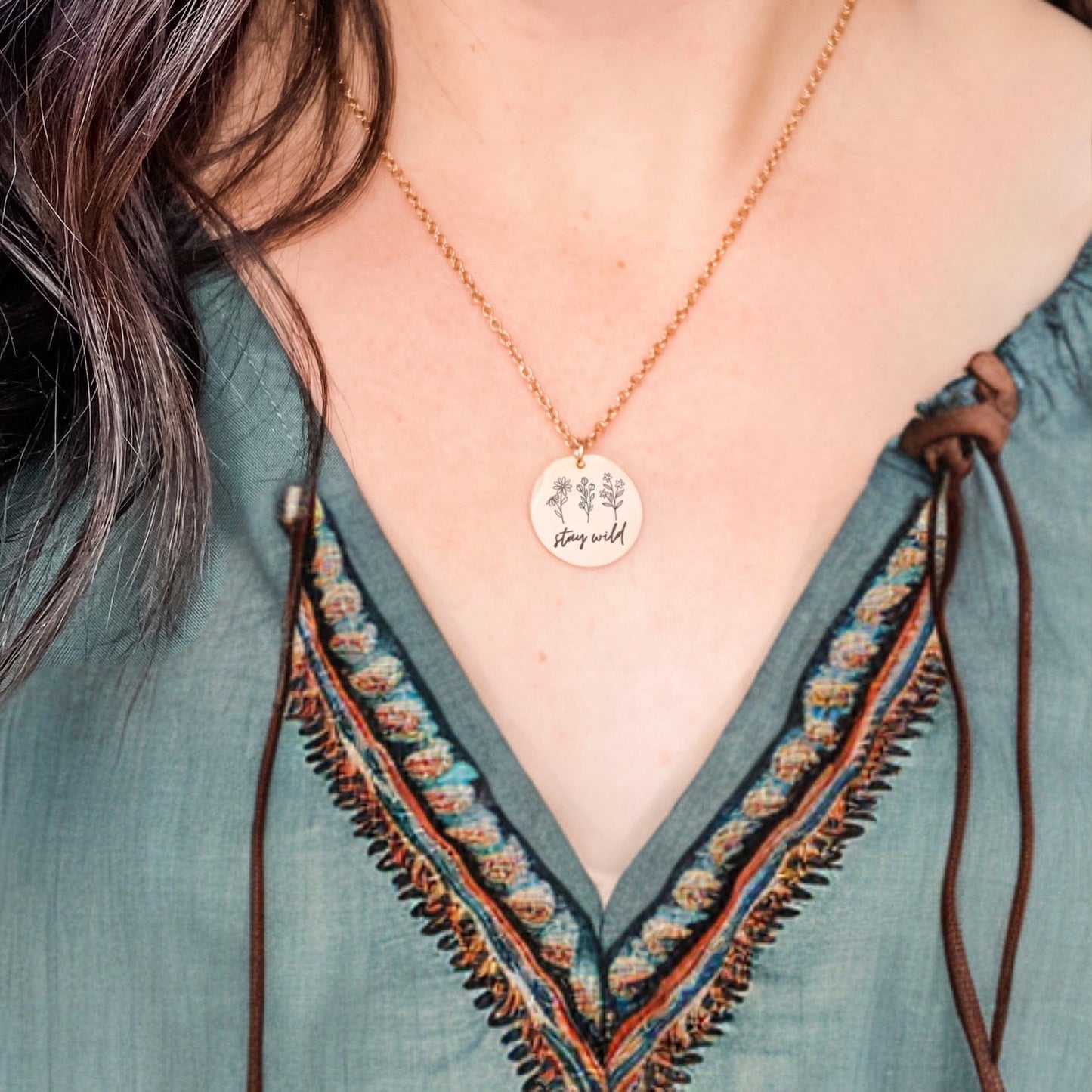 STAY WILD NECKLACE - Avy + Tay