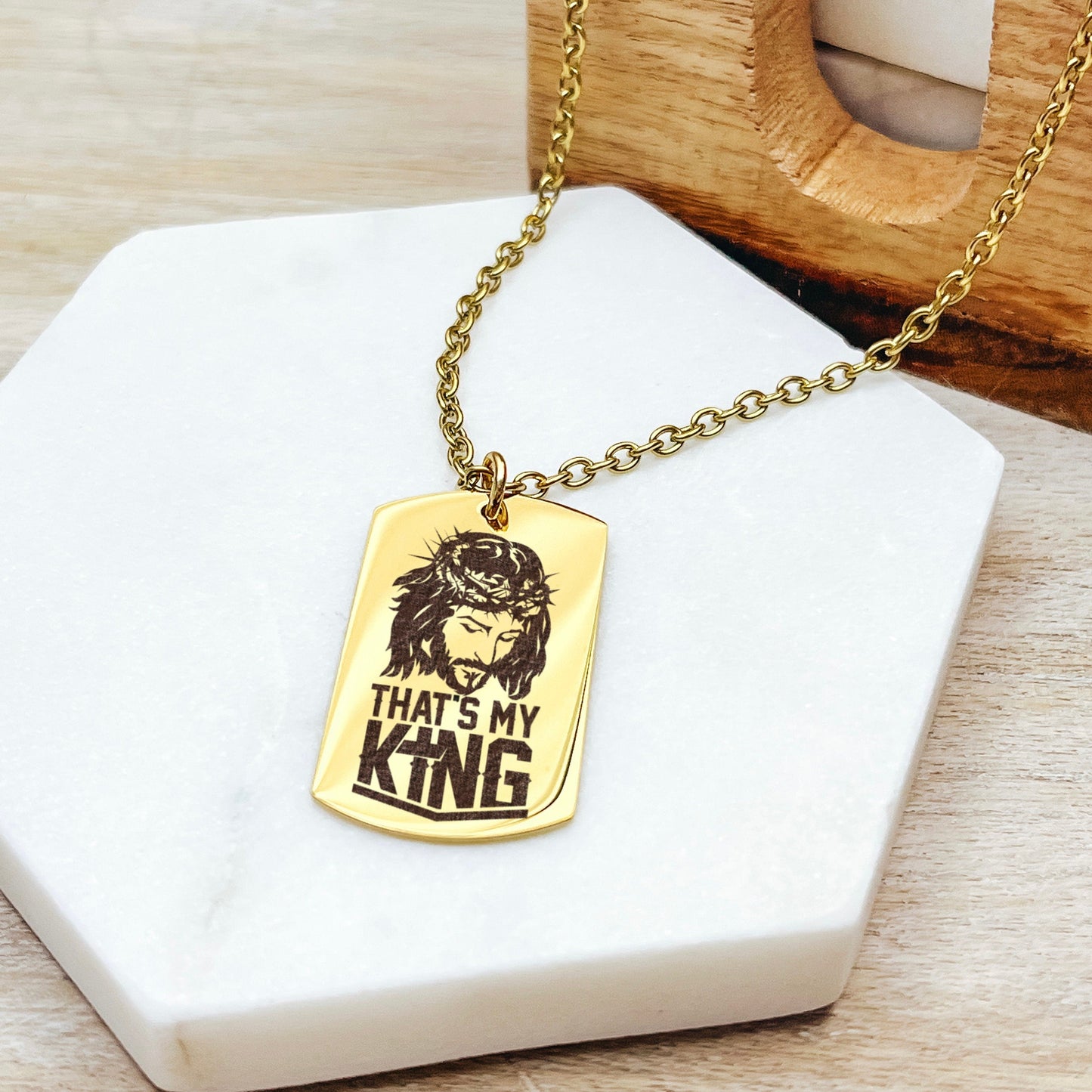 THAT'S MY KING MEN'S NECKLACE - Avy + Tay