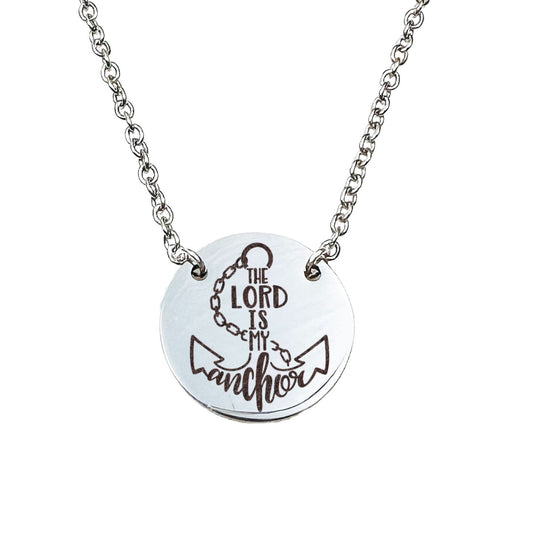 THE LORD IS MY ANCHOR NECKLACE - Avy + Tay