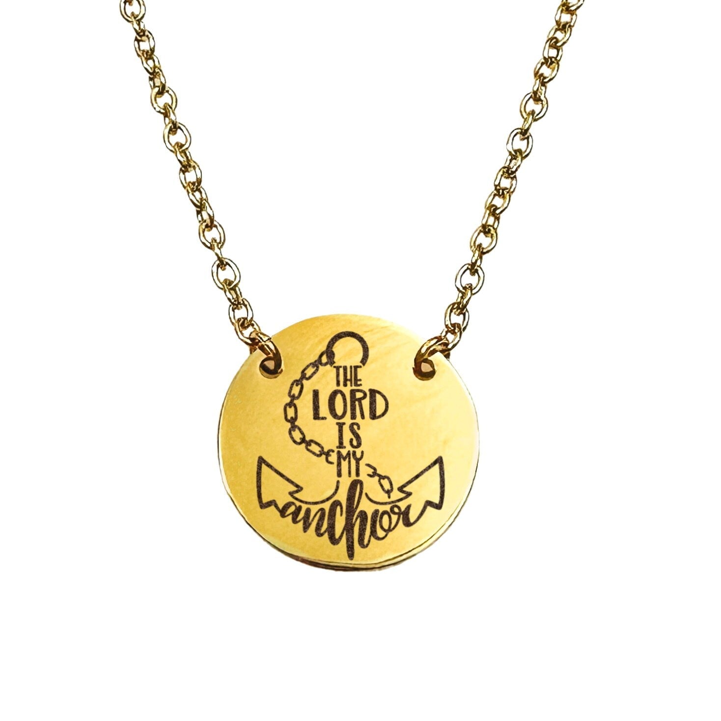 THE LORD IS MY ANCHOR NECKLACE - Avy + Tay