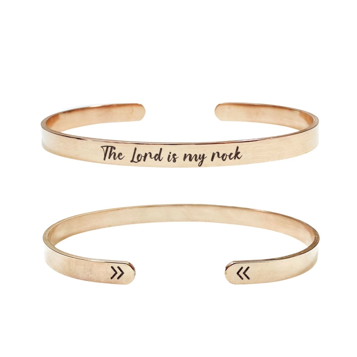 THE LORD IS MY ROCK CUFF - Avy + Tay