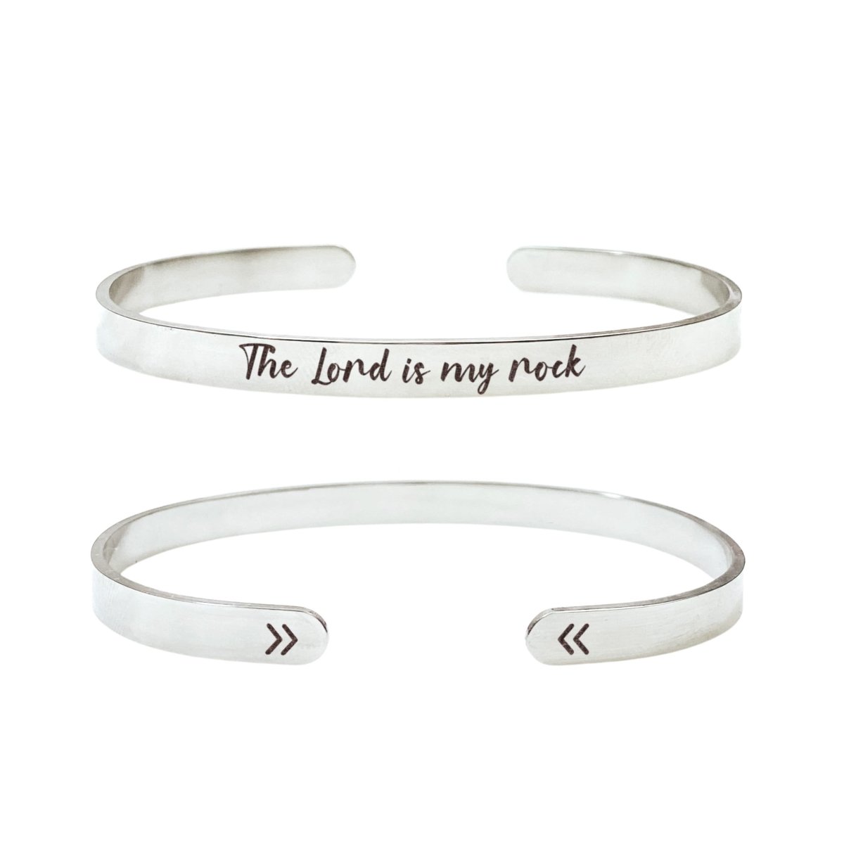 THE LORD IS MY ROCK CUFF - Avy + Tay