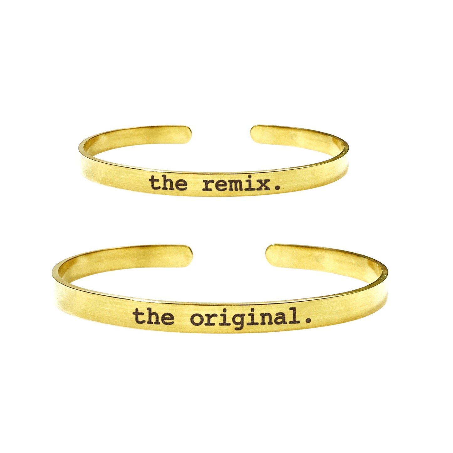 THE ORIGINAL THE REMIX MOMMY + ME CUFF SET - Avy + Tay