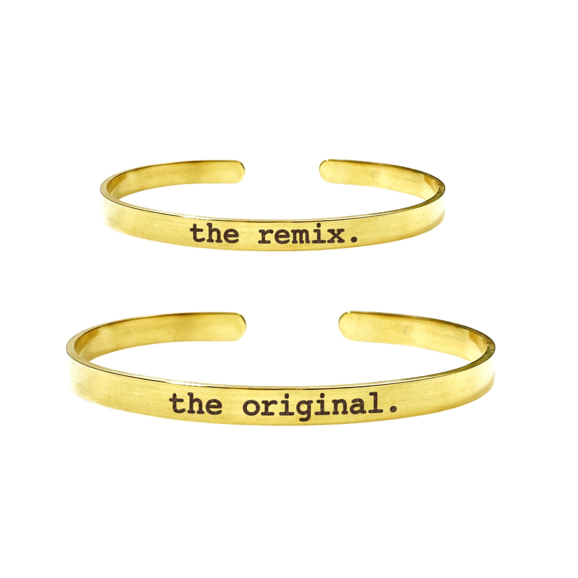 THE ORIGINAL THE REMIX MOMMY + ME CUFF SET - Avy + Tay