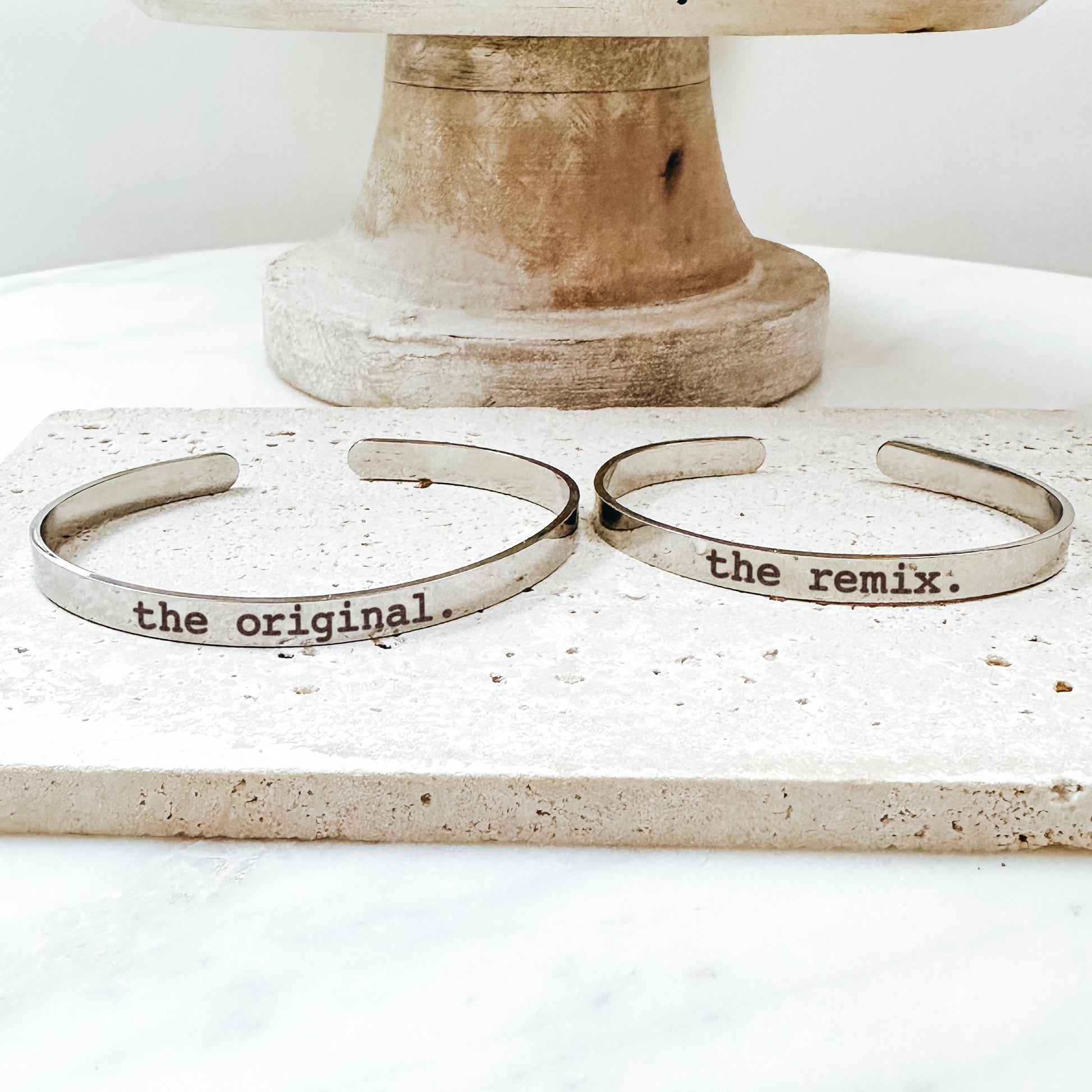 THE ORIGINAL THE REMIX MOMMY + ME CUFF SET - Avy + Tay