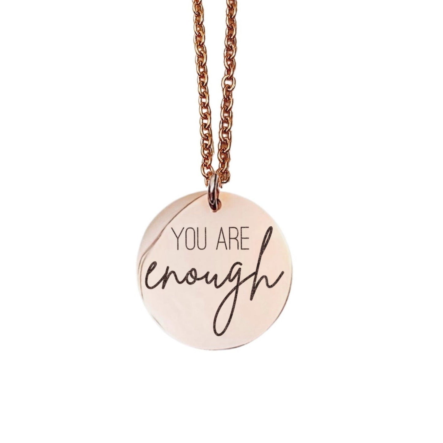 YOU ARE ENOUGH NECKLACE - Avy + Tay