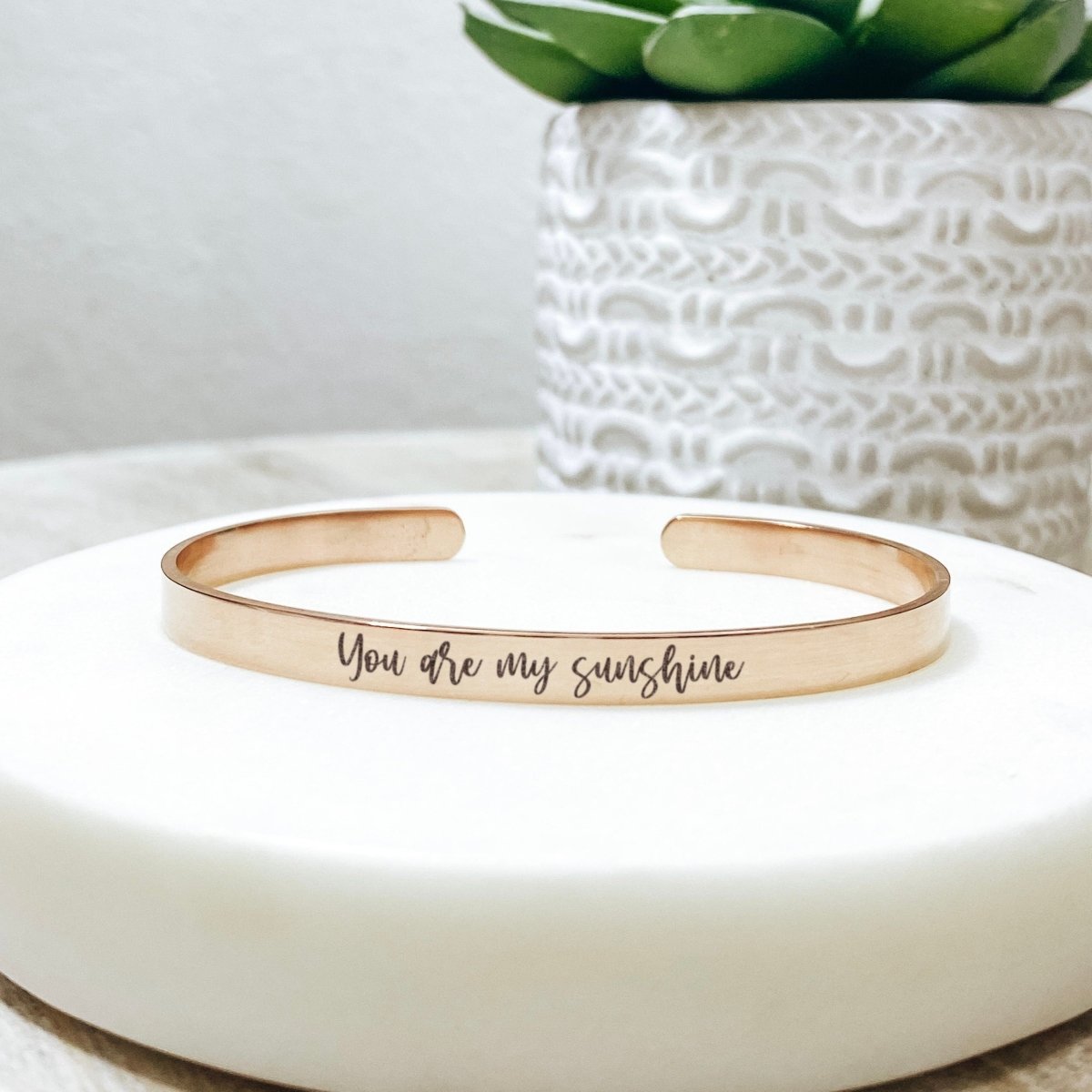 YOU ARE MY SUNSHINE CUFF - Avy + Tay