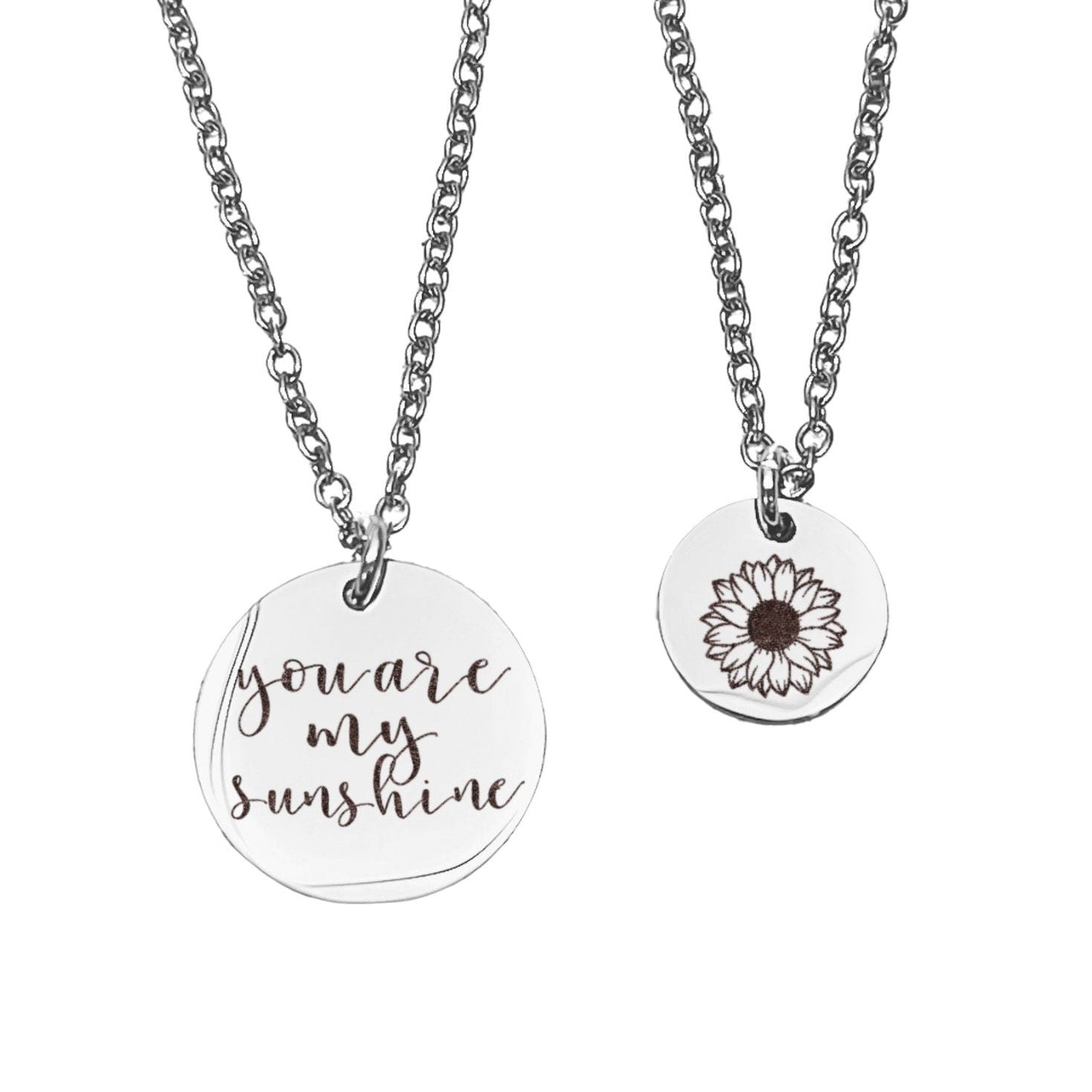 YOU ARE MY SUNSHINE MOMMY + ME NECKLACE SET - Avy + Tay