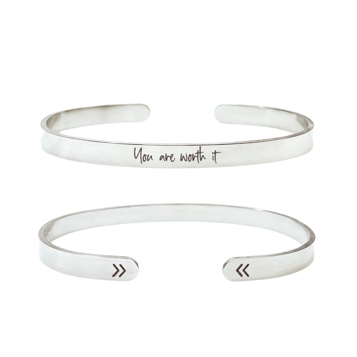 YOU ARE WORTH IT CUFF - Avy + Tay